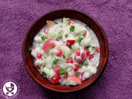 Gopalkala Recipe (Brown Rice Flakes in Yogurt)