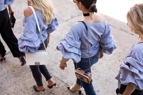 Chic at Every Age // Ruched Sleeve Top