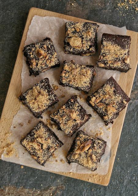 Iced Cappuccino Crunch Brownies