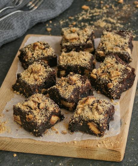 Iced Cappuccino Crunch Brownies