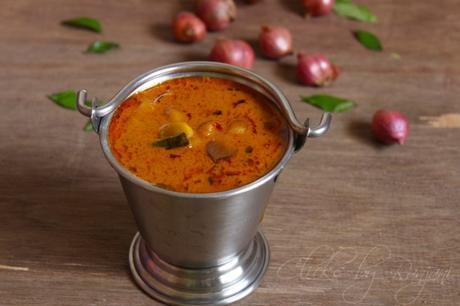 Vengaya kuzhambhu recipe