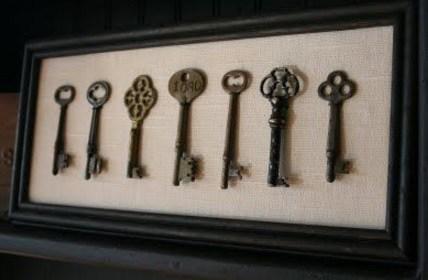 Old Keys Transformed Into a Work of Art