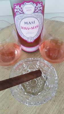 Rose Wine, Cigars and Pizza