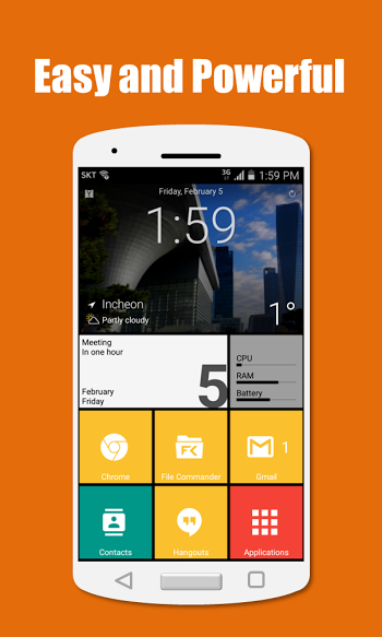 SquareHome 2 Premium APK v1.1.10 Win 10 style Download for Android