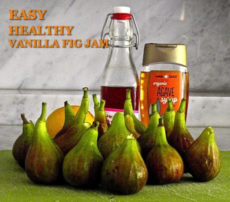 Healthy 4 Ingredient Vanilla Fig Jam!