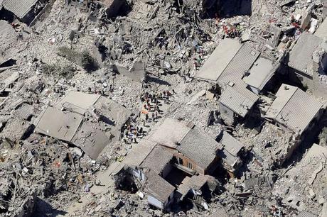 Clock struck 3.36 am and Earthquake struck Amatrice, Italy.