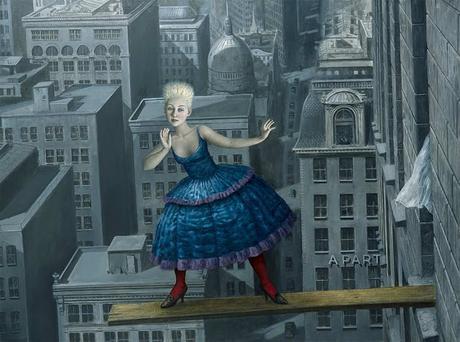 Enigmatic And Dreamlike Oil Paintings by Mike Worrall