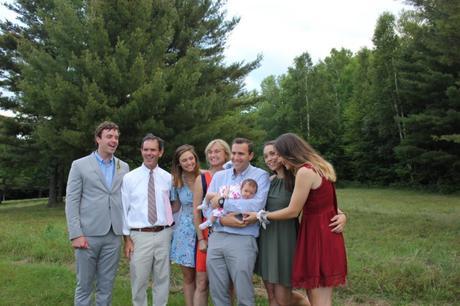 Family photo at family wedding