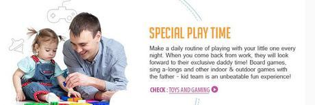 9 Ways To Be A Great Father While Handling Kids #FirstCry  : Speical play time and bonding time