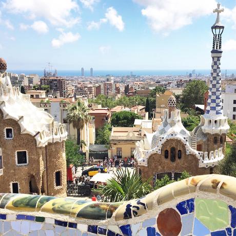Barcelona Hello Freckles August Summer Travel Blogger City Break Spain Parc Guell Gaudi Architecture