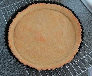 Nectarine & Bilberry Custard Tart