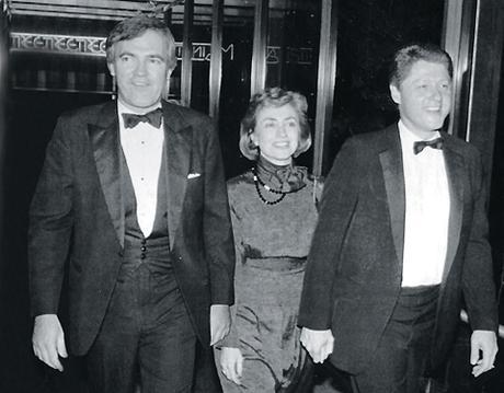 L to r: Vince Foster, Hillary Clinton, Bill Clinton