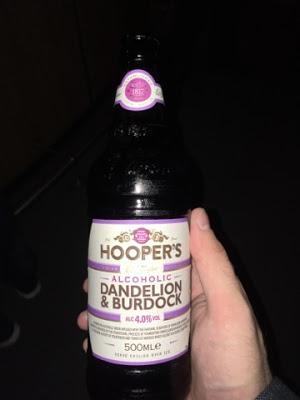 Today's Review: Hooper's Alcoholic Dandelion & Burdock