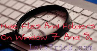 Hide-files-folders-window