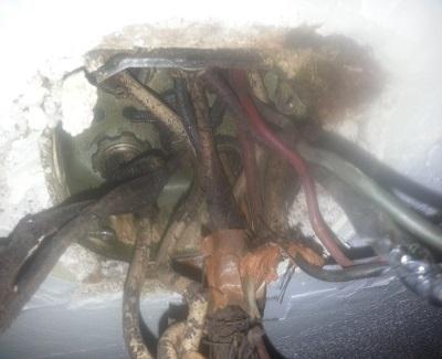Old unsafe wiring