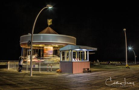 Tel Aviv, Israel, Old Port, Merry Go Round, Carousel, beach, night photography, travel photography, long exposure