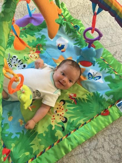 Emerson On The Playmat