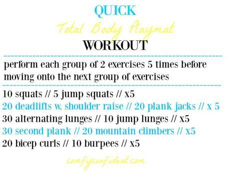 Quick Total Body Playmat Workout