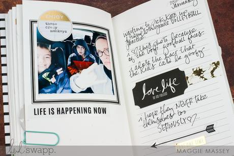 Memory Keeping in Real Time - Photo Journal | Maggie Massey for Heidi Swapp