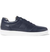 Navy On The Horizon: Want Les Essentiels Lennon Leather Sneakers