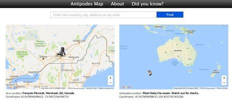 Antipodes Maps