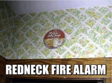redneck fire alarm