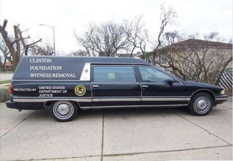 Clinton hearse