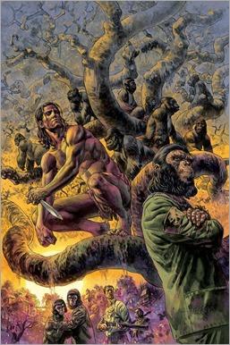 Tarzan On The Planet Of The Apes #1 Cover - No Logo