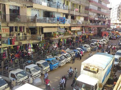 downtown Kampala street
