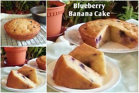 BLUEBERRY BANANA  CAKE RECIPE