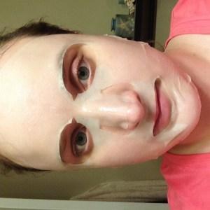 MEDIHEAL Teatree Care Solution Essential Mask EX on face