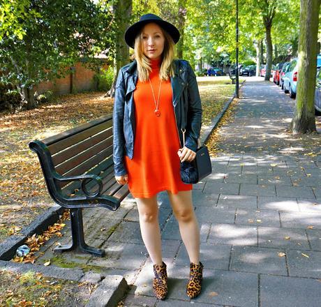 High Neck Dress and Animal Pixie Boots // Outfit // Fashion
