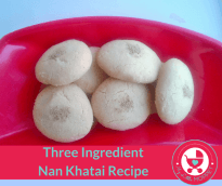 Three Ingredient Nan Khatai Recipe