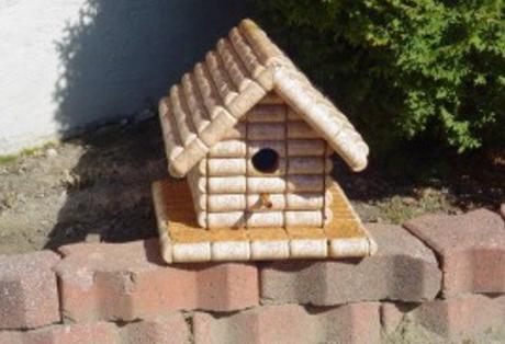 Birdhouse Made From Corks