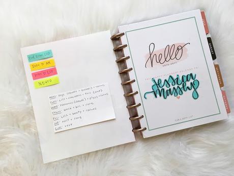 How I Use My Rose Gold Happy Planner