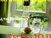 Lemon Water Weight Loss: Health Benefits Recipes