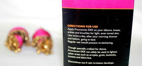 Prowomen EKK (Elbow, Knee, Knuckle) Whitening Cream Review