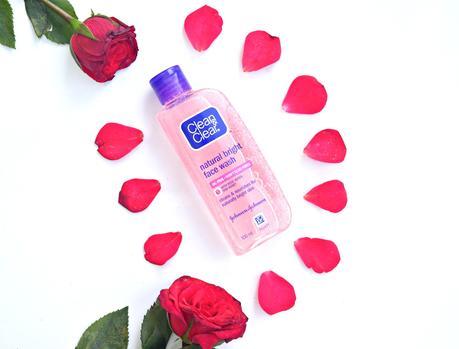 Clean & Clear Natural Bright Face Wash with Rose Water and Honey