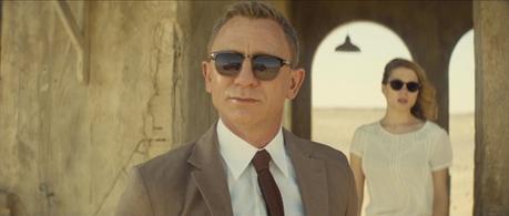 Spectre – Brown Linen-Blend Jacket in Morocco Bond spies a '48 Rolls through his Tom Ford shades.