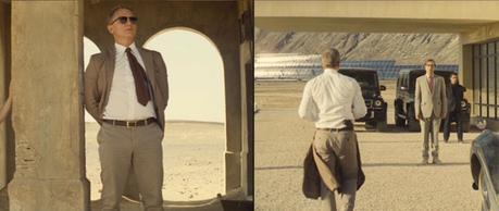 Spectre – Brown Linen-Blend Jacket in Morocco Bond looks pretty smug for a guy who's walking (or riding) straight into a trap set by the world's most devious megalomaniac.