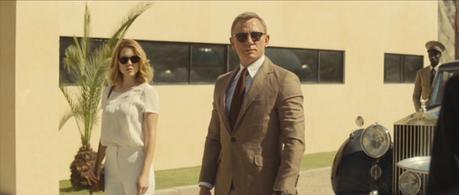 Spectre – Brown Linen-Blend Jacket in Morocco Bond greets his new host captor.