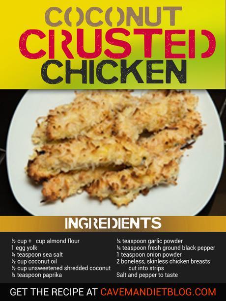paleo dinner recipes coconut chicken with ingredients