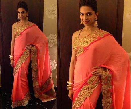 Hottt Deepika Padukone Saree Style