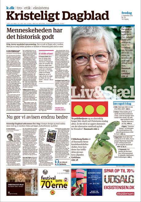 In Denmark:  Kristeligt Dagblad launches a new design