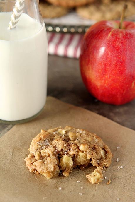 Peanut Butter and Apple Oatmeal Cookies
