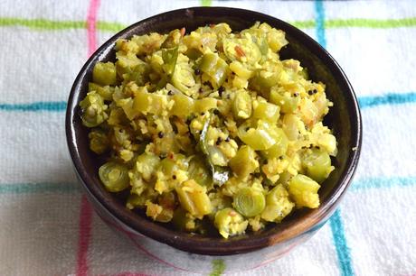 Beans Thoran | French Beans cooked with Spiced coconut | Onam sadya Recipe