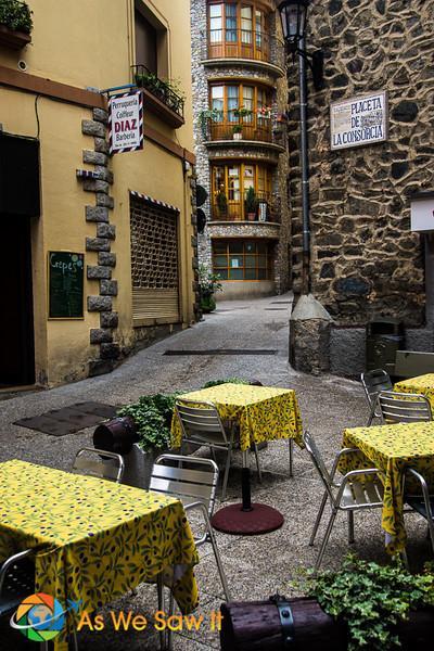 Medieval street Andorra la Vella