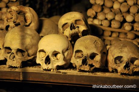 Skulls in Sedlec Ossuary/Bone Chapel of Kutna Hora