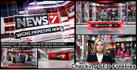 Download Broadcast Design Complete News Package 7 After Effects Project Free