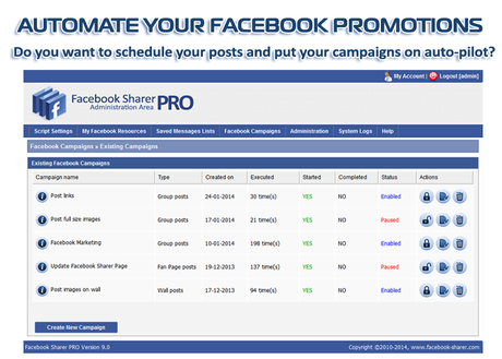 Download Facebook Sharer Pro 5.0 Software Free
